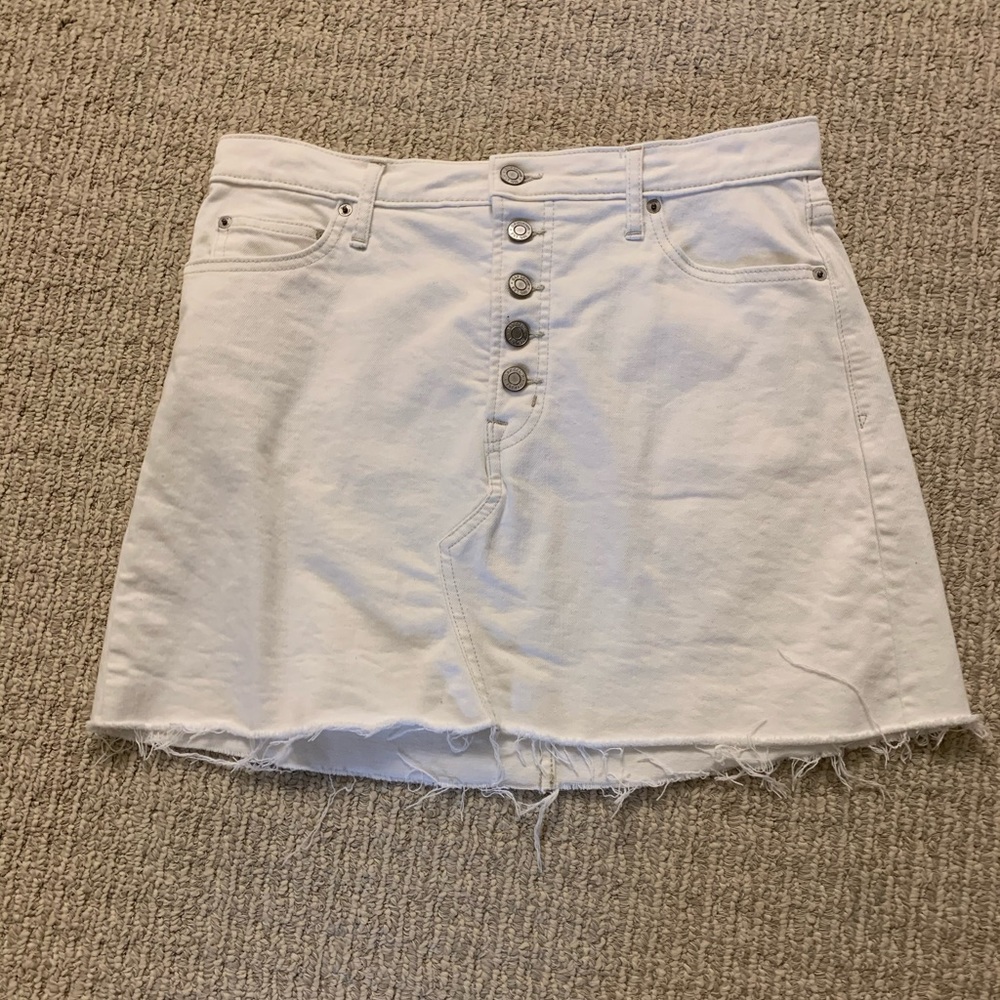 Gap high rise Jean skirt